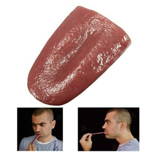 Halloween Funny Magic Tricks False Simulation Tongue Decompression Toy, Simulation Tongue
