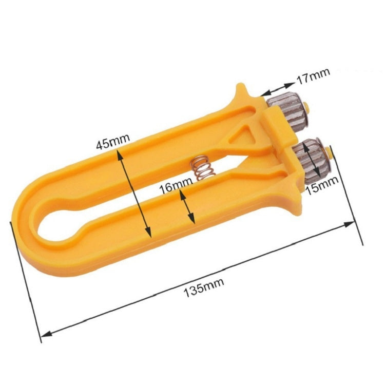 Beekeeping nest box tightener: 135mm length, 45mm width, 17mm roller size