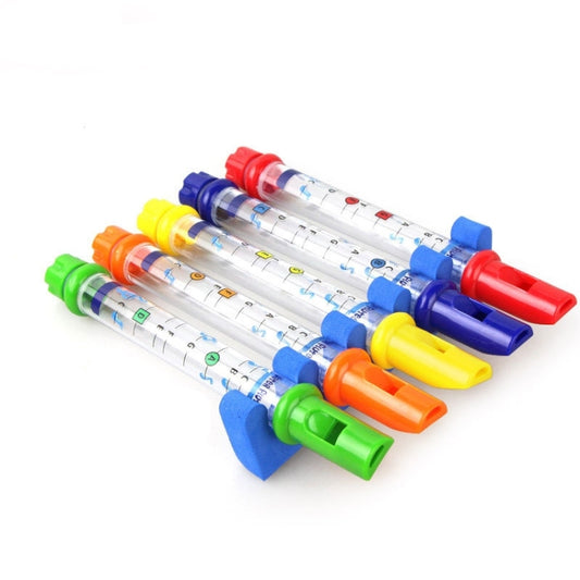 5 PCS/Set Children Colorful Water Flutes Bath Tub Tunes Toys Fun Music Sounds Baby Shower Bath Toy, Colorful Water Bath Toy