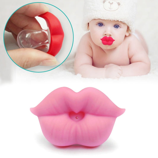 3 PCS Newborn Pacifier Red Lips Dummy Pacifiers Funny Silicone Baby Nipples Teether Soothers Pacifier