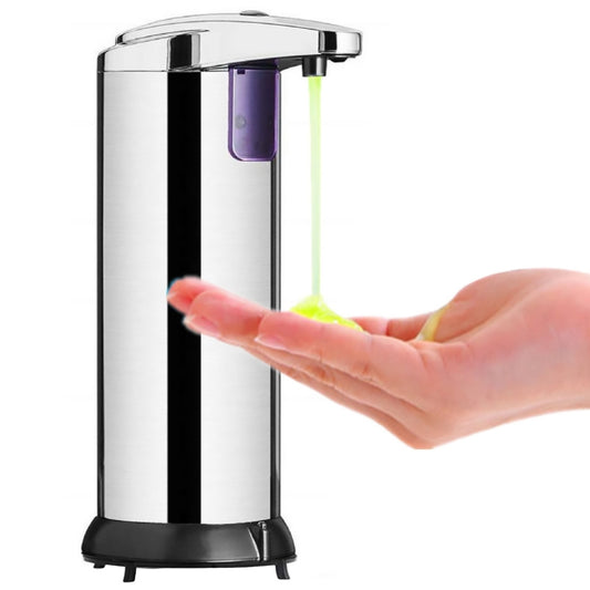 250ML Stainless Steel Automatic Soap Dispenser Infrared Sensor Soap Dispenser, 250ML