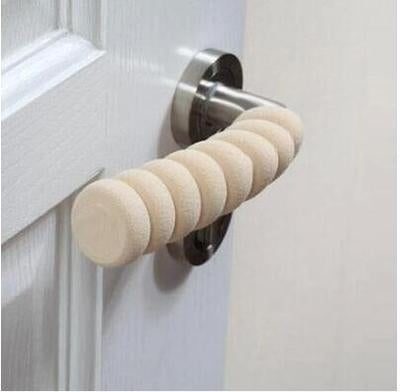 Baby Child Safety Doorknob Pad Cases Spiral Anti-collision Security Door Handle Protective Sleeve
