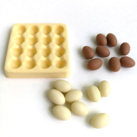 Dollhouse Mini Egg Box with 16 Eggs Model Toy, Mini Egg Box