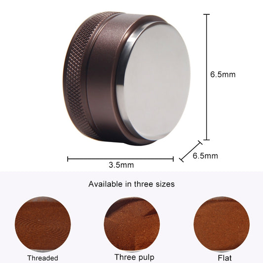 Macaron Stainless Steel Coffee Powder Flat Powder Filling Device, Flat, Three Pulp, Thread