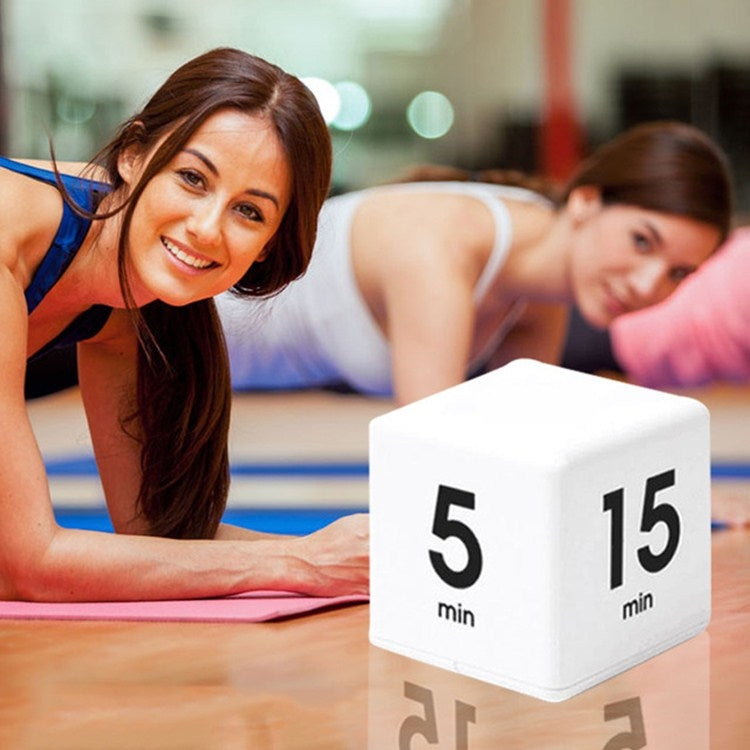 LED Magic Cube Time Manager Kitchen Timer, 1-3-5-10, 15-20-30-60