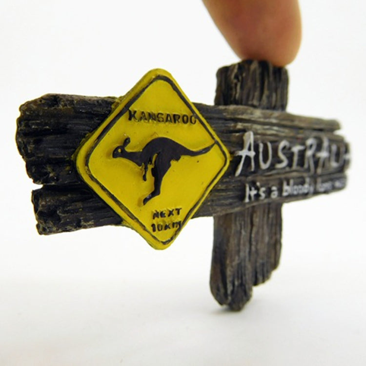 2 PCS Kangaroo Fridge Magnets Home Decoration Tourist Souvenirs, Kangaroo