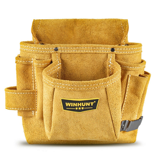 WINHUNT Multi-function Thicken Cowhide Electrical Hardware Tool Bag Repair Pocket, WH037