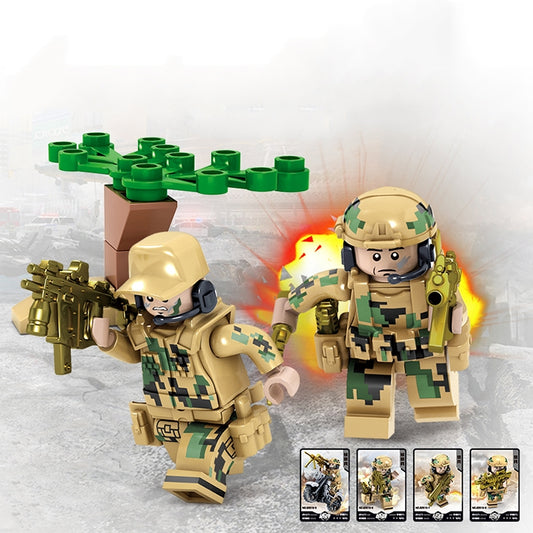 KAZI Wolf Fang Field Team Building Block Educational Toys, Age Range: 6 Years Old Above, 82015