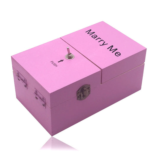 Creative Funny Present Marry Me Novel Wooden Anti-stress Toy, Marry Me