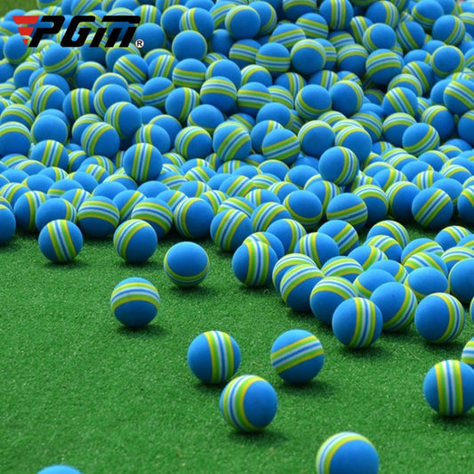 PGM 10 PCS Golf Indoor Practice Sponge Ball, 10PCS Sponge Ball Red, 10PCS Sponge Ball Blue