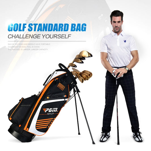 PGM Golf Nylon Lightweight Bag with Holder(Black Green), QB027 White, QB027 Orange, QB027 Green