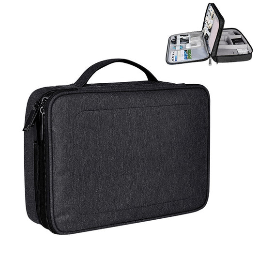 Large Nylon Waterproof Box Type Multi-function Storage Bag for iPad, Size: 29 x 21 x 8cm
