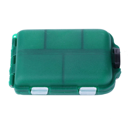 HENGJIA qt061-1 Ten Grid Clamshell Fishing Gear Storage Fishing Tackle Box, qt061-1