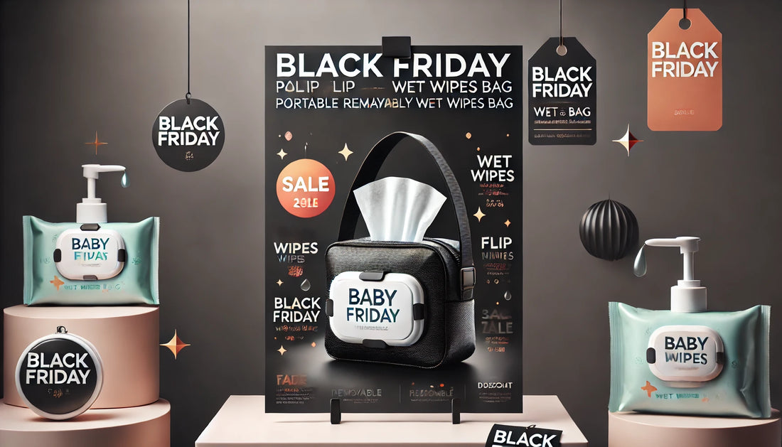 Black Friday Must-Have: Portable Baby EVA Wet Wipes Bag – Stylish, Sanitary & On Sale!