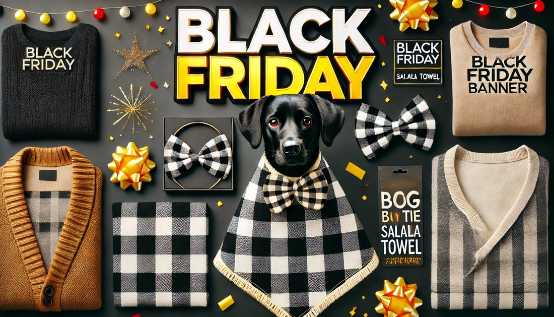 Stylish Black Friday Finds: Upgrade Your Pet's Wardrobe with Trendy Dog Shawls and Bow Ties!