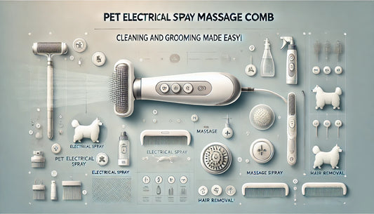 Revolutionizing Pet Grooming: The All-in-One Electrical Spray Massage Comb Every Pet Owner Needs