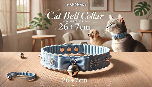 Chic and Functional: The Handmade Cat Bell Collar Every Pet Deserves