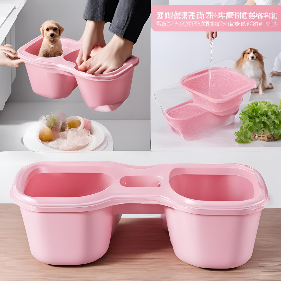 Say Goodbye to Muddy Paws: The PB+ Pet Semi-Automatic Foot Washing Cup in Pink