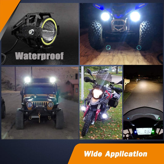 Brighten Up Your Ride: Unveiling the U7 10W CREE LED Headlamp with Angel Eyes for Ultimate Visibility and Style