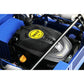 RATO engine cover on blue remote crawler mower with metal support bar