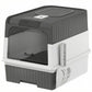 Gray hooded cat litter tray with drawer, front entry and top exit, PawHut logo