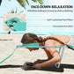 Light green face-down relaxation lounge chair with soft cushioned face pillow