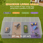 Spacious outdoor chain-link dog run with roof, divided sections and toys