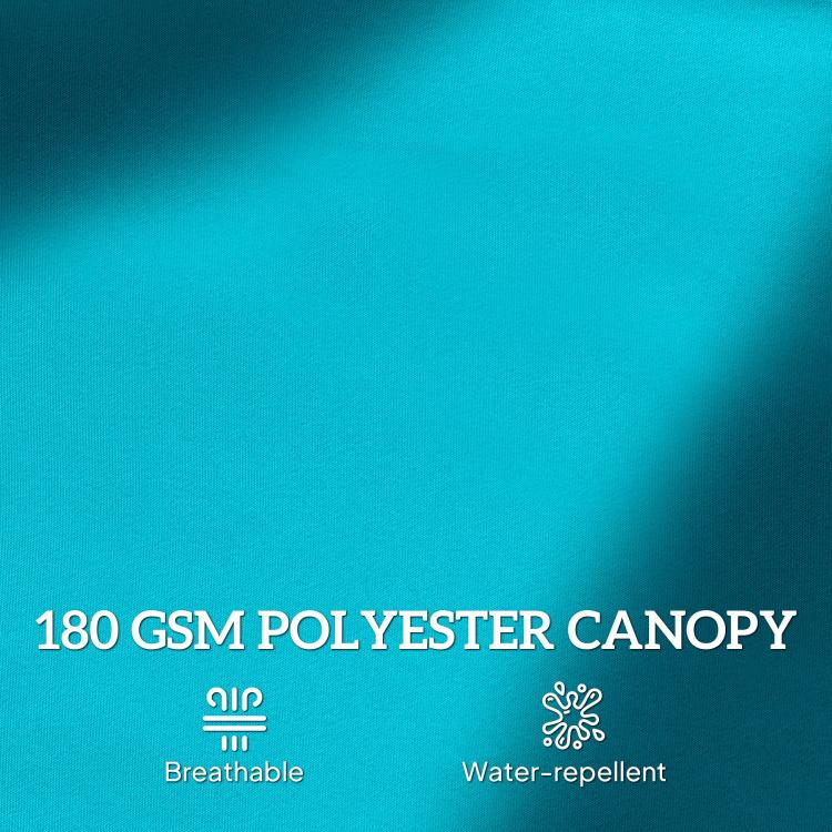 Blue polyester umbrella canopy fabric panel