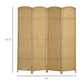 Four-panel folding room divider screen, 66.9 in tall and 63 in wide
