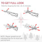 Shaping instruction diagram for green pencil artificial Christmas tree tips