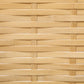 Close-up of natural bamboo woven panel texture for a folding room divider