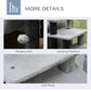 Gray cat stairs detail view with hanging ball, jumping platform, and soft plush cover