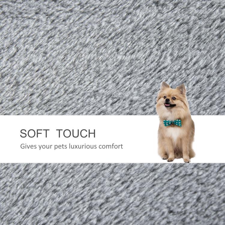 Gray plush scratching fabric texture for cat tower