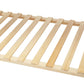 Wooden raised garden bed slatted planter base with vertical supports