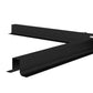 Black cross brace stand arm for offset and market umbrellas, metal support beam