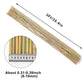 Natural bamboo plant stakes, tan poles with thickness shown (8–10 mm)