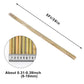Natural bamboo stake pole, slender light tan bamboo with rounded cut tip