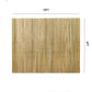 Natural bamboo privacy fence panel with evenly spaced vertical slats, rectangular