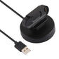 Black wearable charging base stand with USB cable and docking cradle