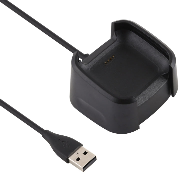 Black charging dock stand with 1m USB charging cable