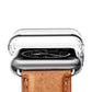 Transparent PC watch case bumper with raised front edge for 44mm, secure side coverage