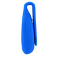 Blue silicone clip case for Fitbit Zip with hanging loop and side profile