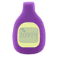 Purple silicone clip case for Fitbit Zip with front screen display window