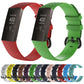 Diamond-pattern silicone watch bands in assorted colors, shown with clasps