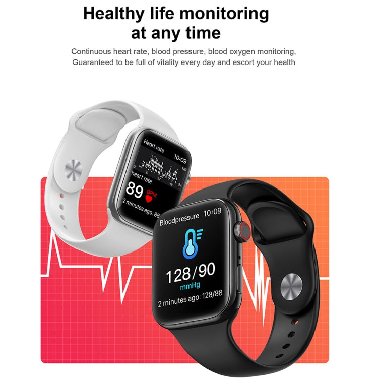 Pair of smartwatches showing heart rate, blood pressure, and blood oxygen readouts