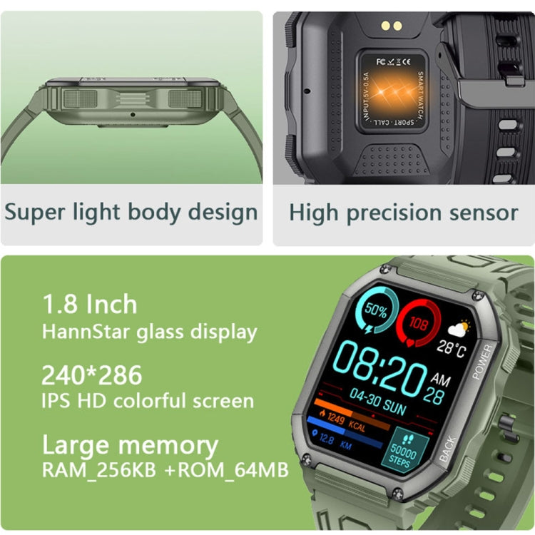 Sports smartwatch close-ups showing display size, sensor area, and digital face