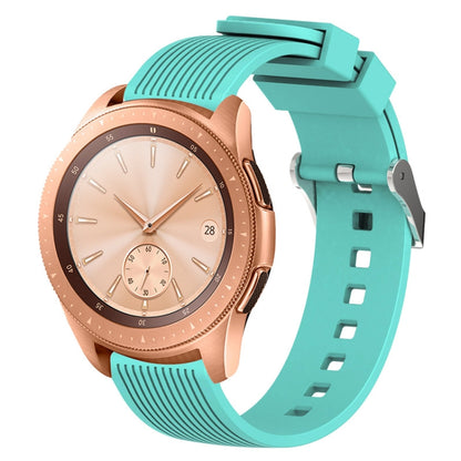 Vertical grain watch band with mint green strap for Galaxy Watch 42mm