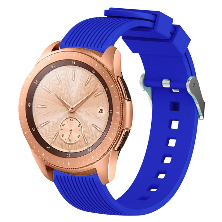 Vertical grain watch band with sapphire blue strap for Galaxy Watch 42mm
