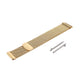 Gold-tone Milanese loop watch band with magnetic clasp and pins