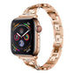 Colorful Diamond Stainless Steel Watch Band for Apple Watch Series 7 41mm / 6 & SE & 5 & 4 40mm / 3 & 2 & 1 38mm